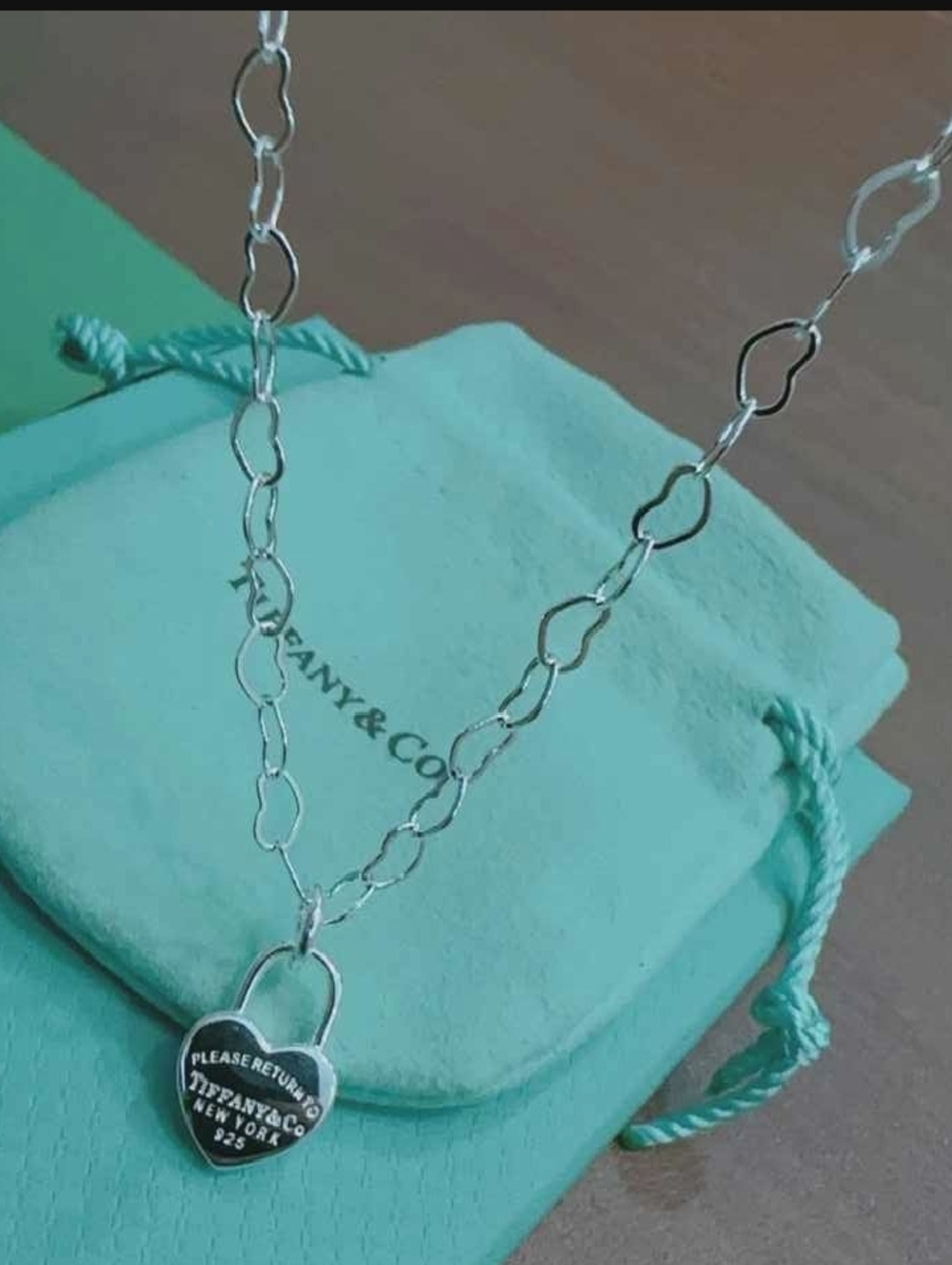 Silver Heart Necklace - Picture 5 of 6